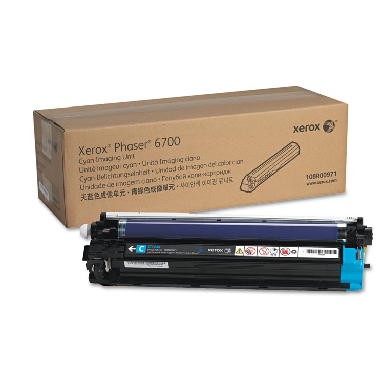 Xerox 108R00971 Imaging Unit, 50,000 Page-Yield, Cyan (XER108R00971)