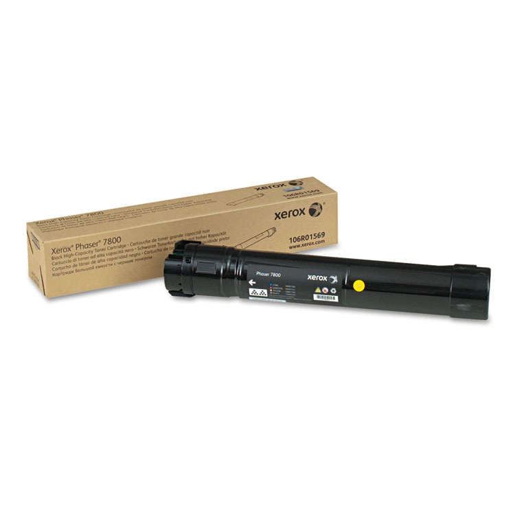Xerox 106R01569 High-Yield Toner, 24,000 Page-Yield, Black (XER106R01569)