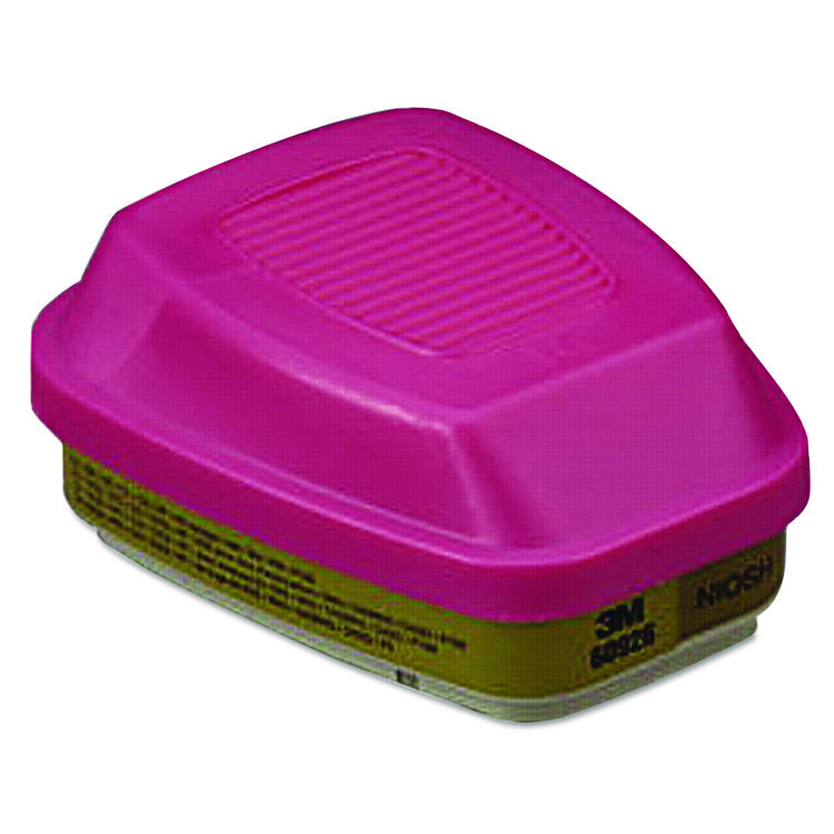 3M Multi Gas/Vapor Cartridge/Filter, P100, 2/Pack (MMM60926)