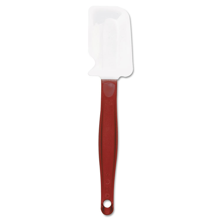 Rubbermaid Commercial High-Heat Cook's Scraper, Plastic, 9.5", Red/White (RCP1962RED)