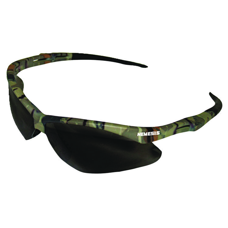 KleenGuard Nemesis Safety Glasses, Camo Frame, Smoke Anti-Fog Lens (ANS22609)