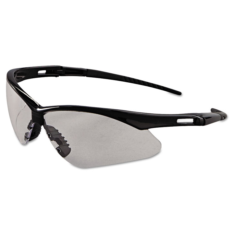 KleenGuard Nemesis Safety Glasses, Black Frame, Clear Anti-Fog Lens (ANS25679)