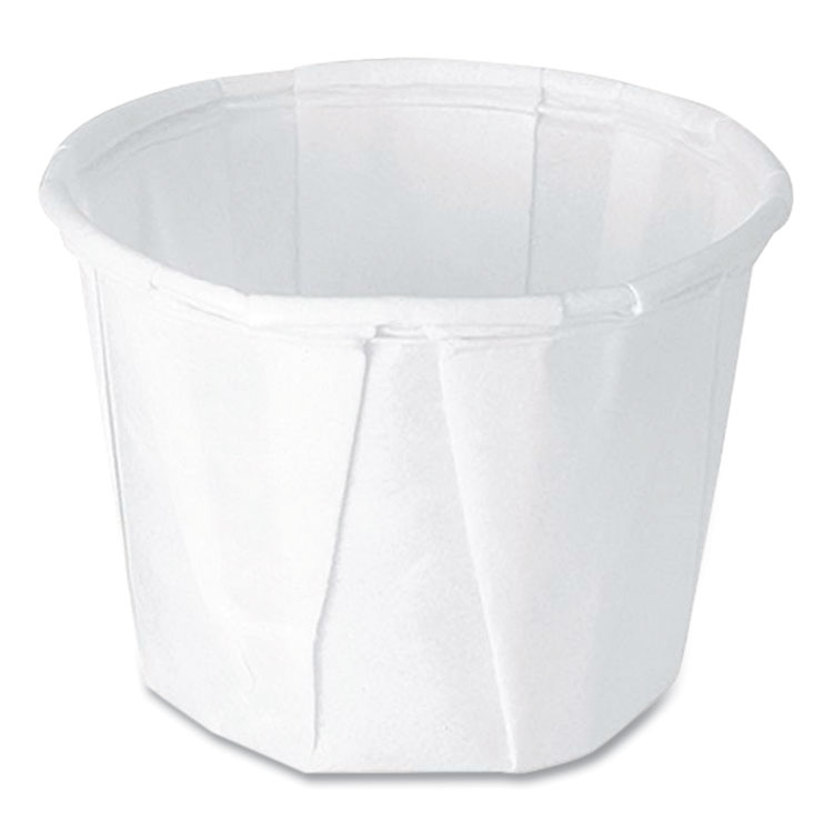 SCC050 - SOLO Paper Portion Cups, 0.5 oz, White, 250/Bag, 20 Bags/Carton (SCC050)