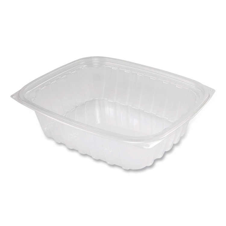 Dart ClearPac Containers, 24 oz, 6.5 x 7.5 x 2, Clear, Plastic, 63/Pack, 8 Pack/Carton (DCCC24DER)