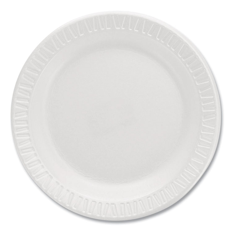 Classic Mediumweight Foam Dinnerware, Plate, 6" dia, White, 125/Pack (DCC6PWQRPK)