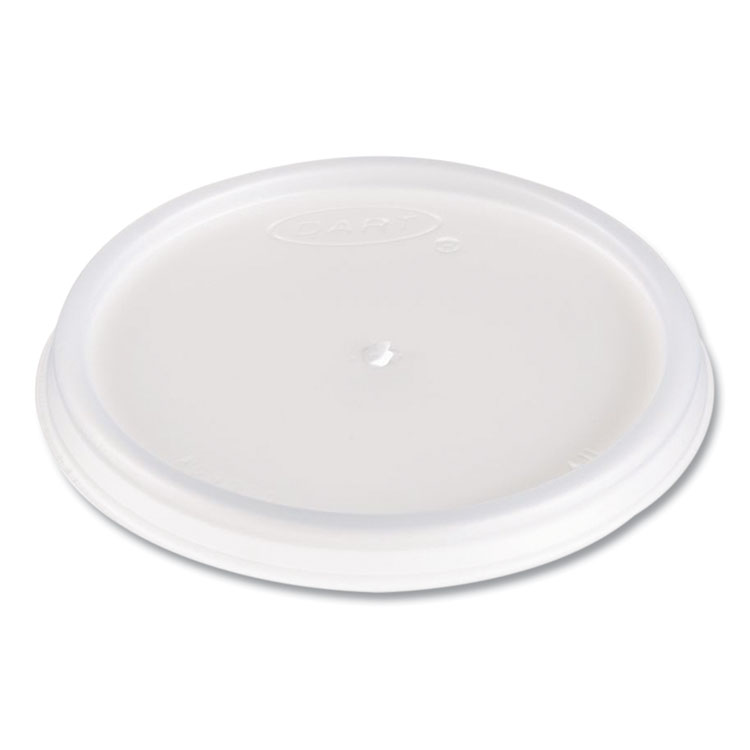 Dart Plastic Lids, Vented, Fits 4 oz Hot Cups, Translucent, 100/Pack, 10 Packs/Carton (DCC4JL)