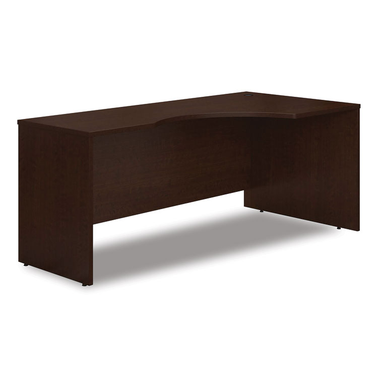 Bush Series C Collection Corner Desk Module, Right, 71.13" x 35.5" x 29.88", Hansen Cherry/Graphite Gray (BSHWC12923)