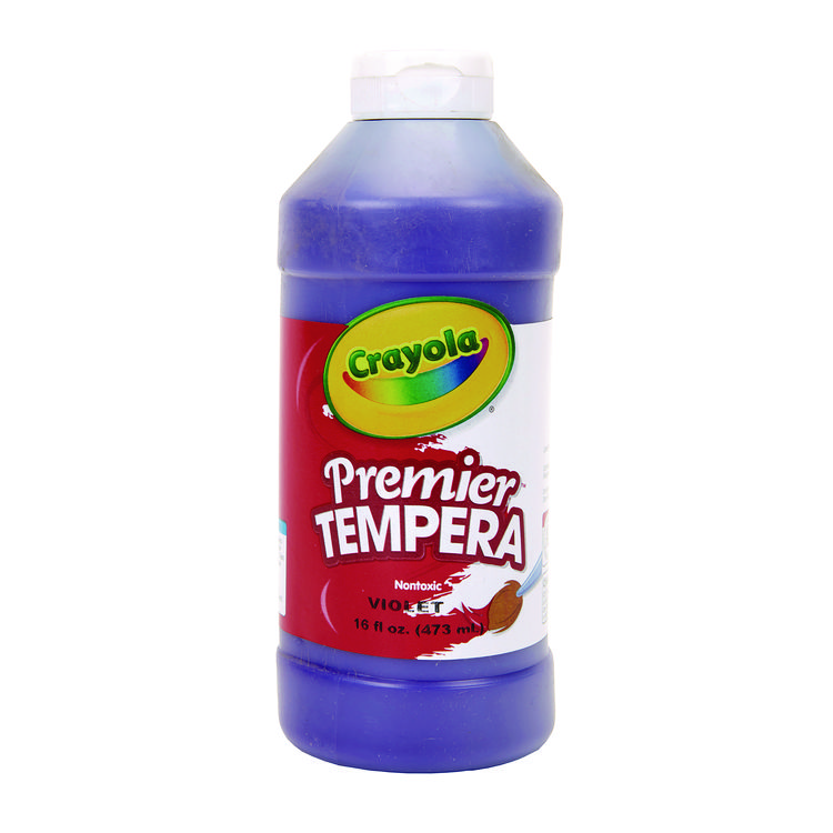 Crayola Premier Tempera Paint, Violet, 16 oz Bottle (CYO541216040)