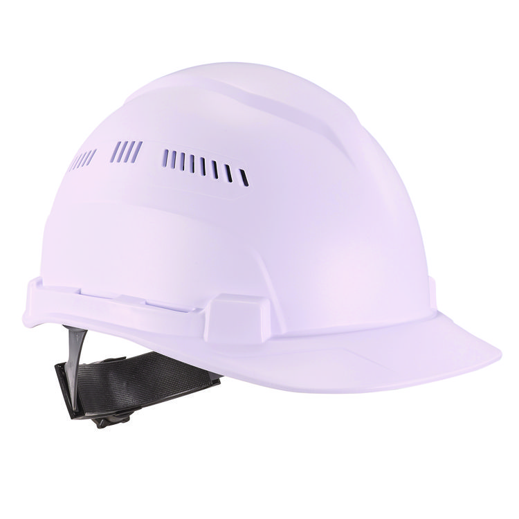 ergodyne Skullerz 8966 Class C Lightweight Cap-Style Hard Hat, Adjustable Venting, 6-Point Rachet Suspension, White (EGO60223)