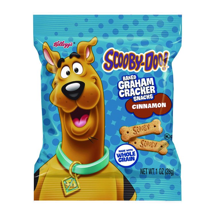Kellogg's Scooby-Doo Cinnamon Graham Sticks, 1 oz Packet, 210/Carton (KEBKEE50689)