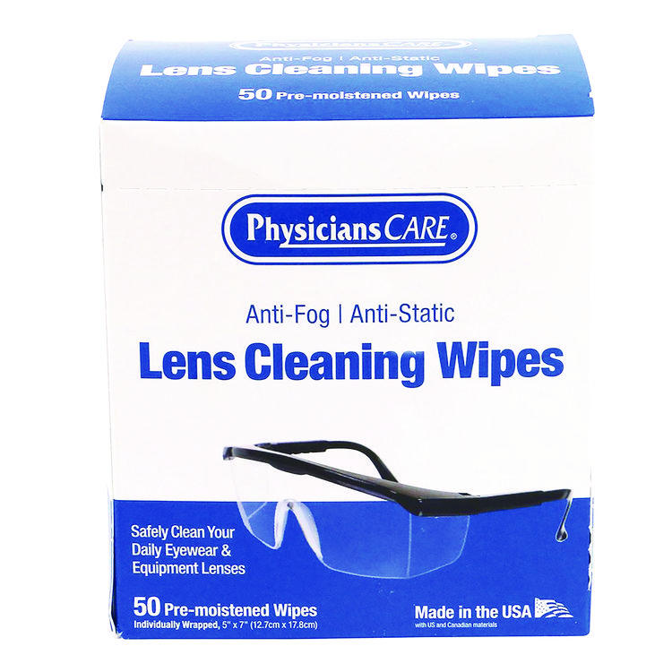 PhysiciansCare Lens Cleaning Wipe, 50/Box (PHY91294)