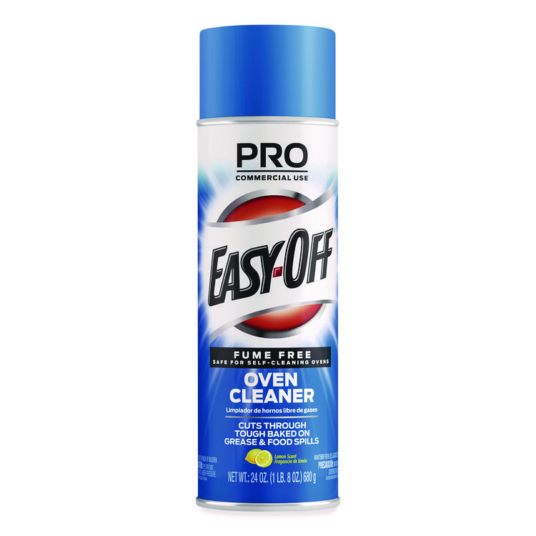 Professional EASY-OFF Fume-Free Max Oven Cleaner, Foam, Lemon, 24 oz Aerosol Spray (RAC85260EA)
