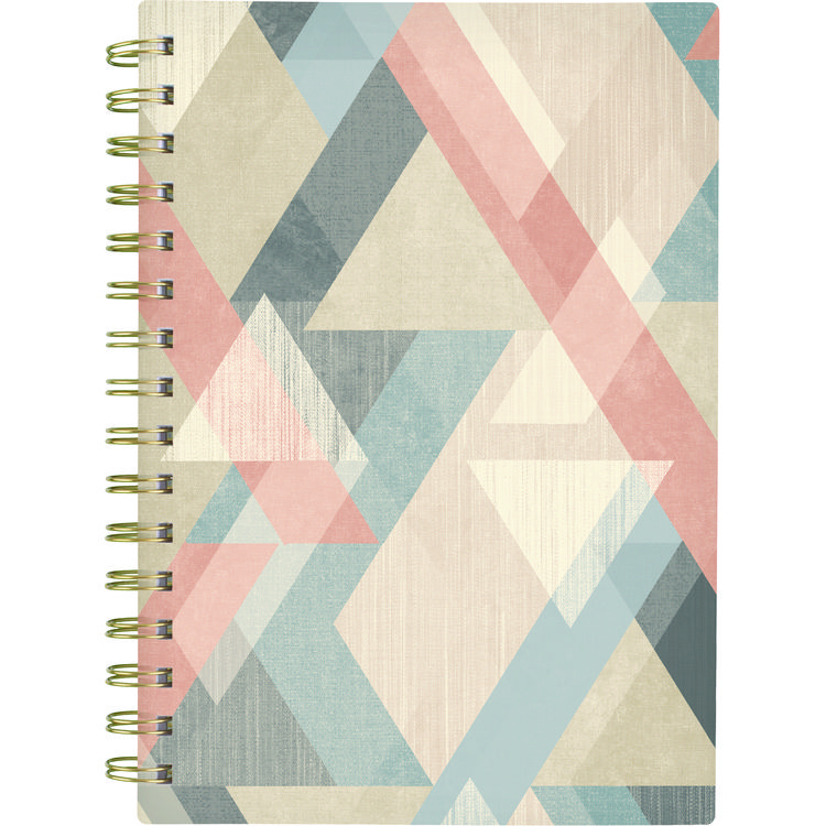 Cambridge Triad Weekly/Monthly Planner, Geometric Artwork, 8.5 x 6.38, Multicolor Cover, 12-Month (Jan to Dec): 2025 (AAG1728200)
