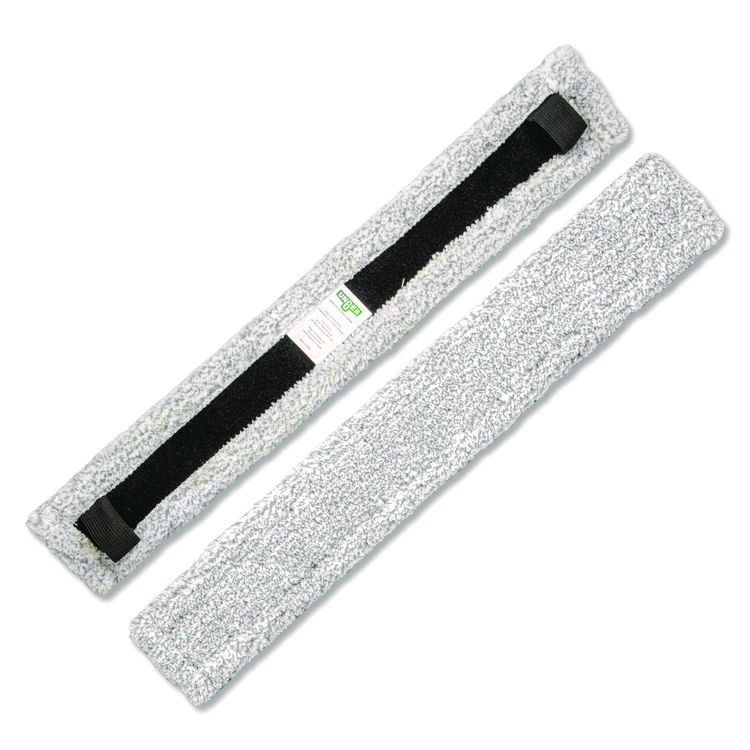 Unger VisaVersa Pro Microfiber Replacement Pad, 10" Light Gray, 10/Carton (UNGVEP25)