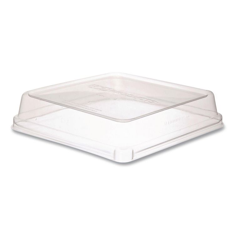Eco-Products Renewable and Compostable Lids, 7.86 x 7.86 x 1.64, Clear, Plastic, 200/Carton (ECOEPSCS8SLID)