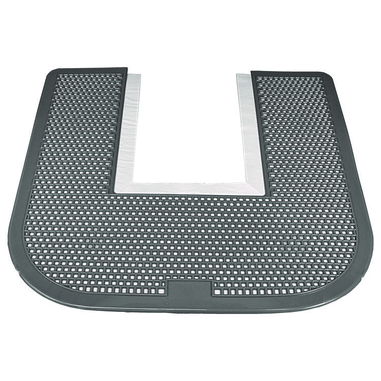 Impact Disposable Toilet Floor Mat, Nonslip, Orchard Zing Scent, 23 x 21.63, Gray, 6/Carton (IMP1550CT)