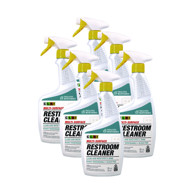 CLR PRO Restroom Cleaner, 32 oz Pump Spray, 6/Carton (JELFMRC326PRO)