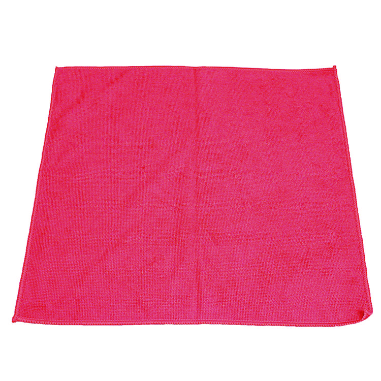 Impact Lightweight Microfiber Cloths, 16 x 16, Red, 240/Carton (IMPLFK451)