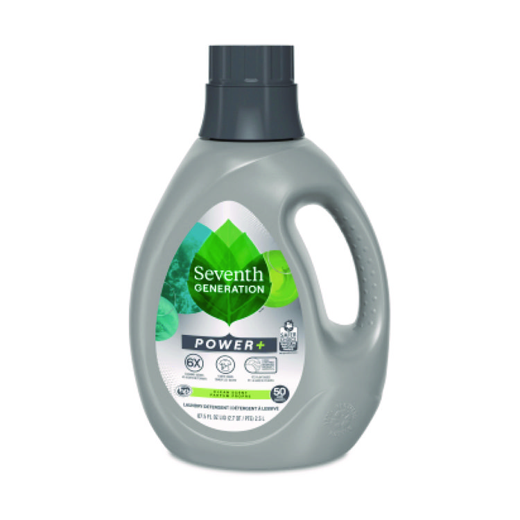 Seventh Generation Power Plus Laundry Detergent, Fresh Scent, 87.5 oz Bottle, 4/Carton (SEV45070CT)