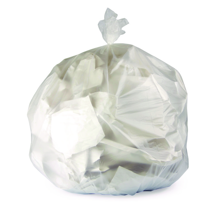 Heritage High-Density Waste Can Liners, 4 gal, 6 mic, 17" x 18", Natural, 2,000/Carton (HERZ3418RNR01)