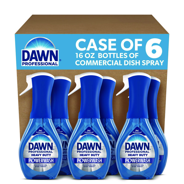 Dawn Professional Heavy Duty Powerwash Commercial Dish Spray, 16 oz, 6 Pack: 6 Starter Kits (PGC12301)