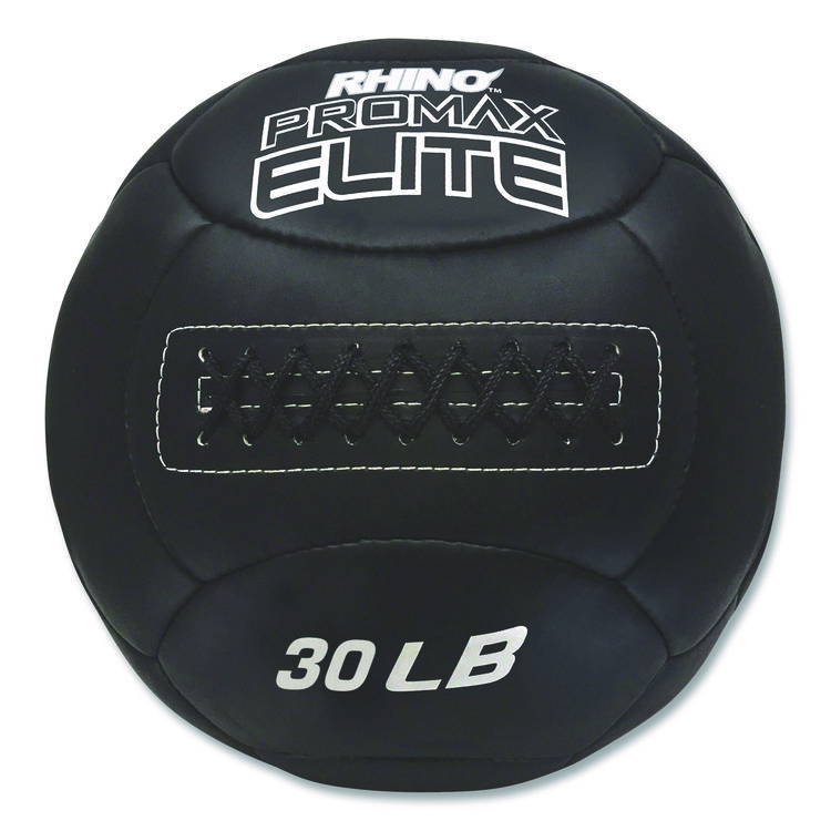 Champion Sports Rhino Promax Elite Medicine Ball, 30 lb, Black (CSIPRX30)