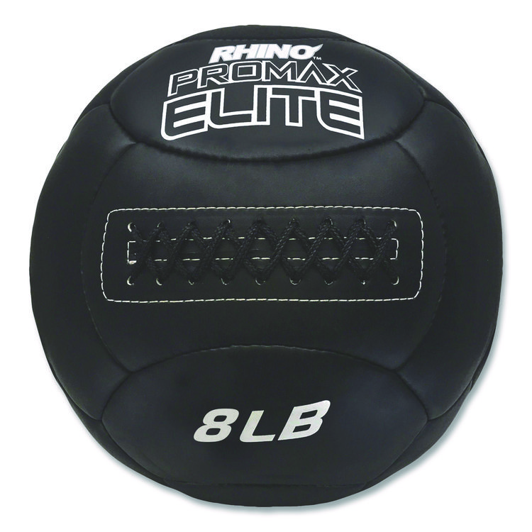 Champion Sports Rhino Promax Elite Medicine Ball, 8 lb, Black (CSIPRX8)