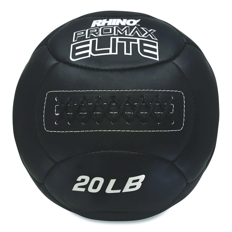 Champion Sports Rhino Promax Elite Medicine Ball, 20 lb, Black (CSIPRX20)