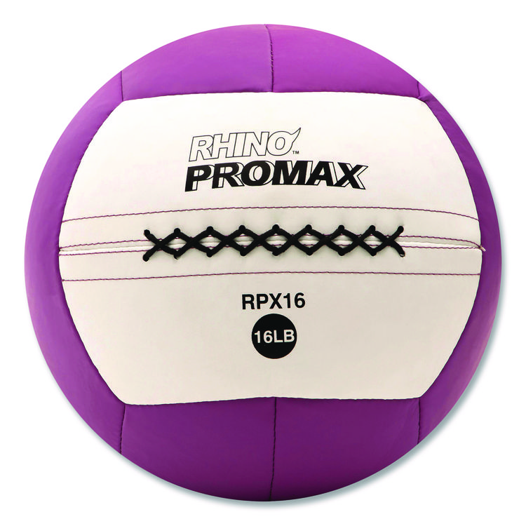 Champion Sports Rhino Promax Medicine Ball, 16 lb, Purple (CSIRPX16)