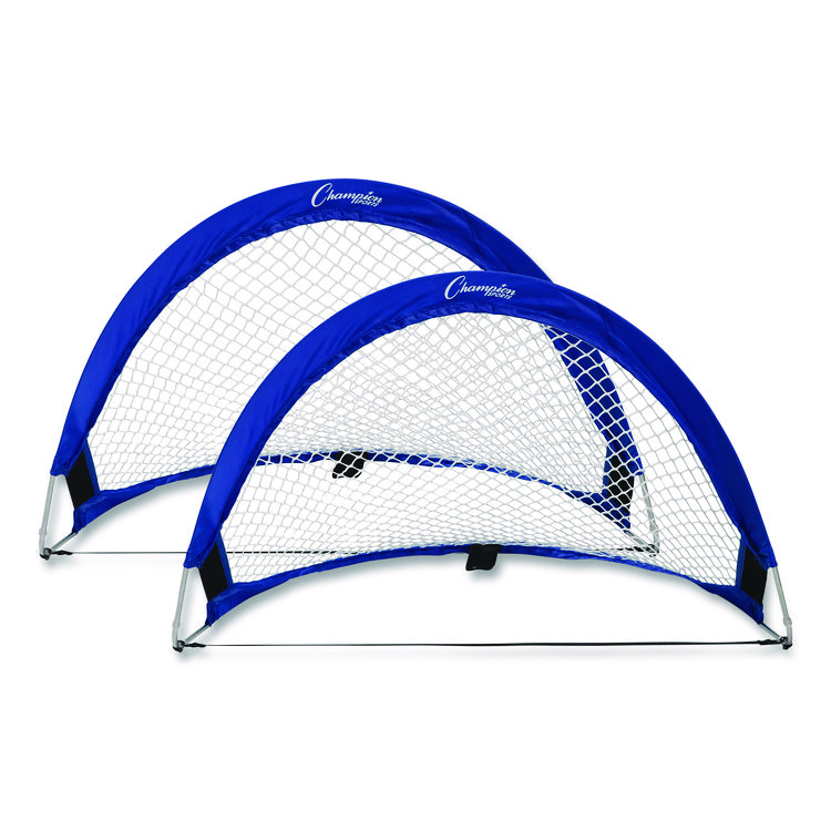 Champion Sports Pop Up Half Moon Goal, 30" x 18", Pair (CSISG3018)