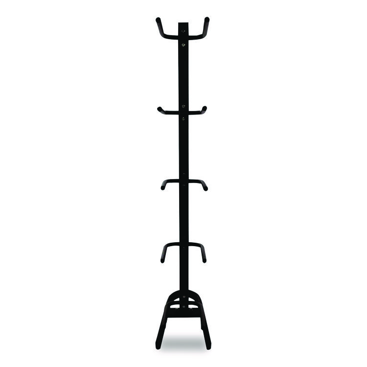 Champion Sports U-Ring Single Medicine Ball Tree, 23" x 22.5" x 64.5", Black (CSISTM1)