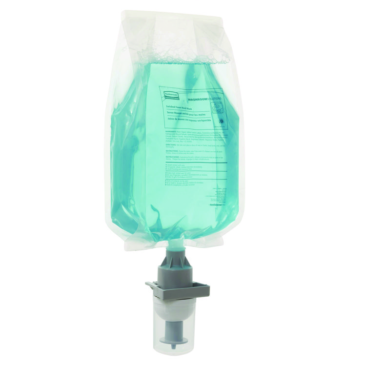 Rubbermaid Commercial Enriched-Foam Soap Refill, Vanilla/White Peach Scent, 1,300 mL, 3/Carton (RCP3486571)