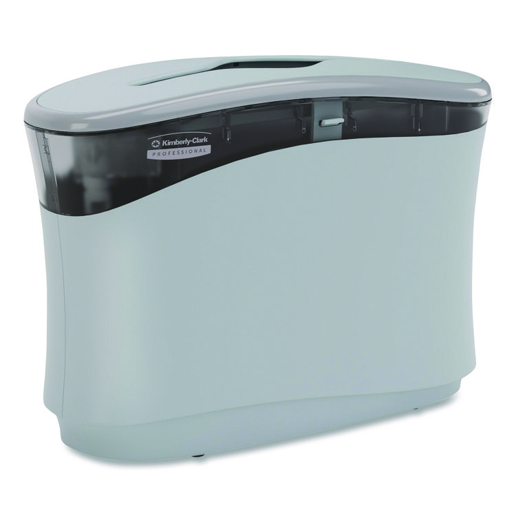 Kleenex Reveal Countertop Folded Towel Dispenser, 13.3 x 5.2 x 9, Gray (KCC55760)