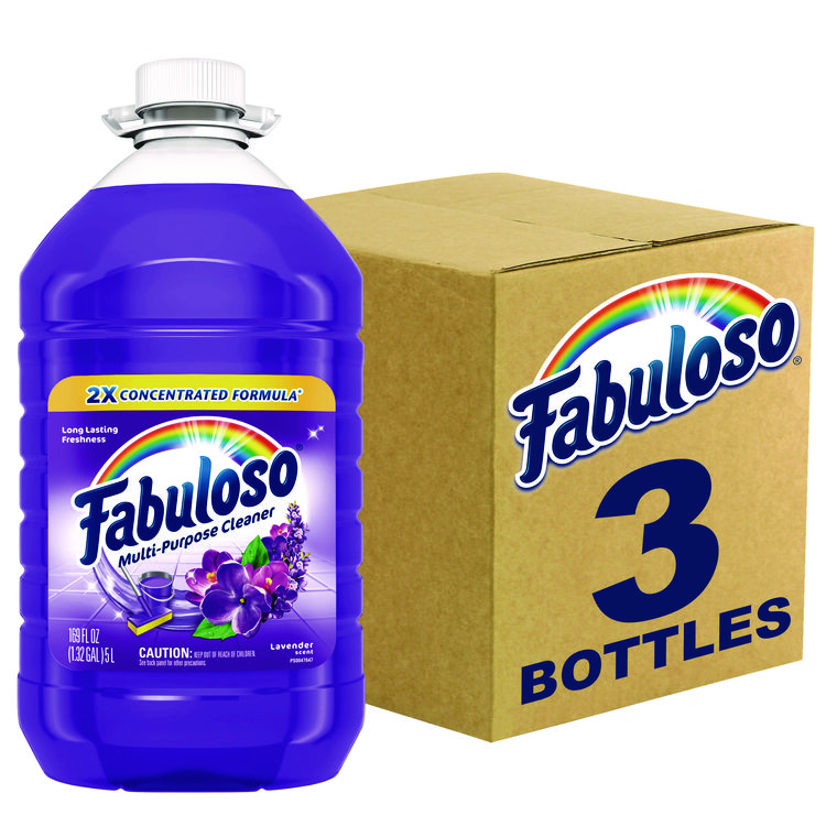 Fabuloso Multi-use Cleaner, Lavender Scent, 169 oz Bottle, 3/Carton (CPC61037882)