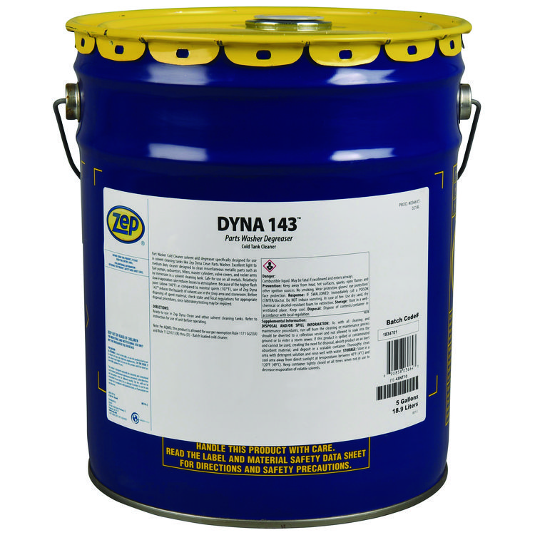 Zep DYNA 143 Parts Washer Degreaser, 5 gal Pail (ZPE36635)