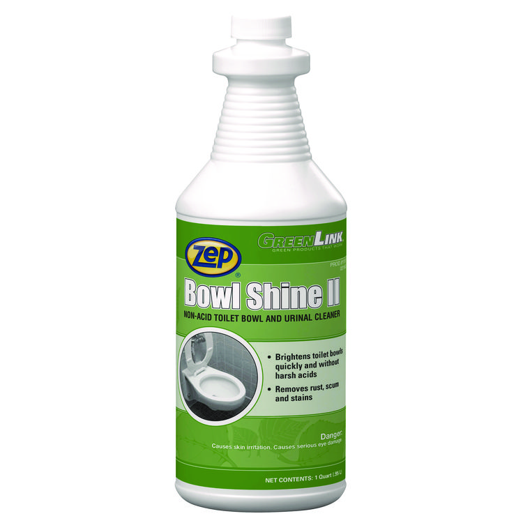 Zep Bowl Shine II, Pleasant Scent, 1 qt Bottle, 12/Carton (ZPE119709)