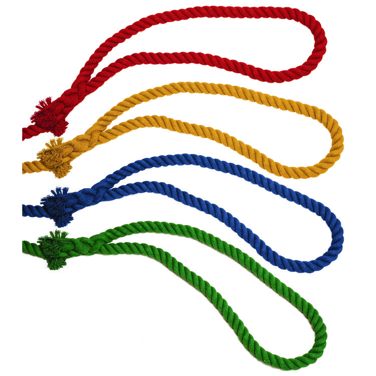Champion Sports Four-Way Tug-of-War Rope, 50 ft, 1" dia (CSITWR4WAY)