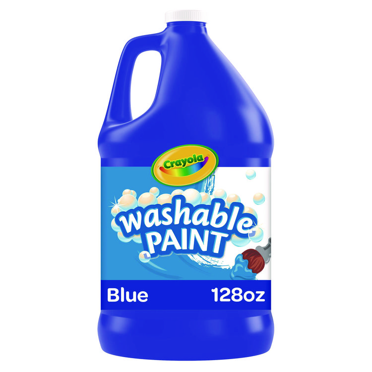 Crayola Washable Paint, Blue, 1 gal Bottle (CYO542128042)