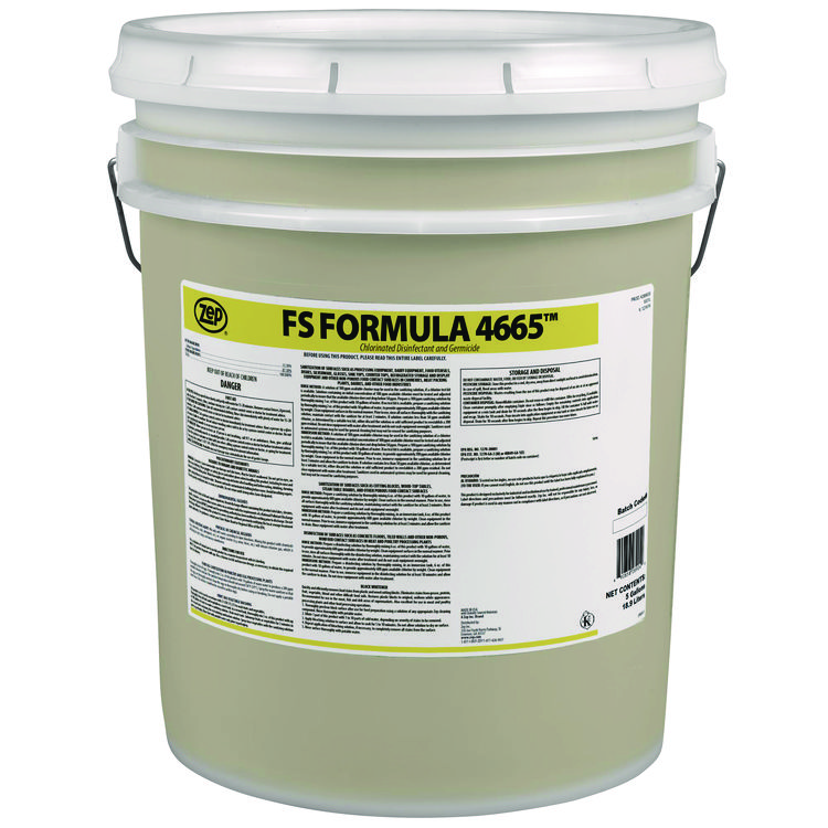 Zep FS Formula 4665, Chlorine Scent, 5 gal Pail (ZPE289035)