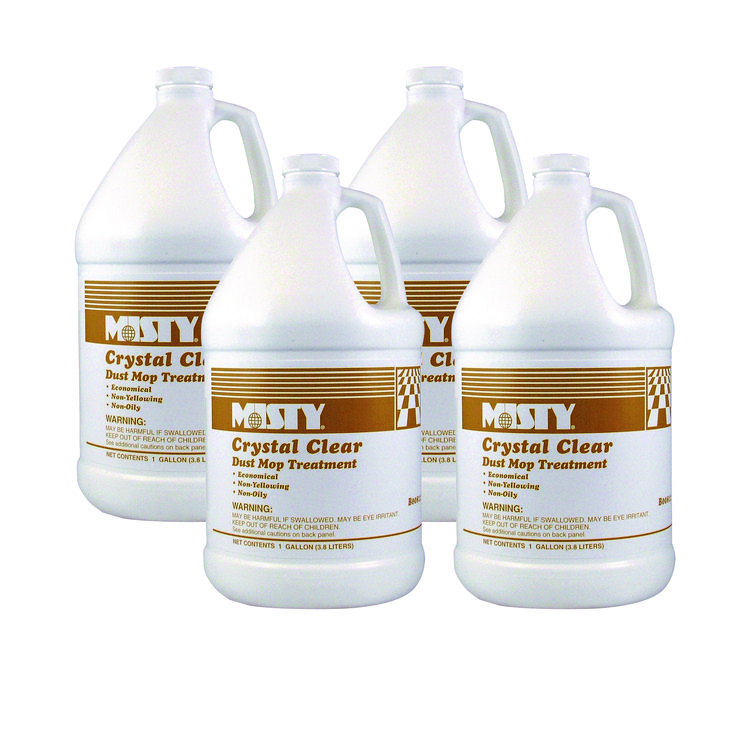 Misty Dust Mop Treatment, Attracts Dirt, Non-Oily, Grapefruit Scent, 1gal, 4/Carton (AMR1003411)