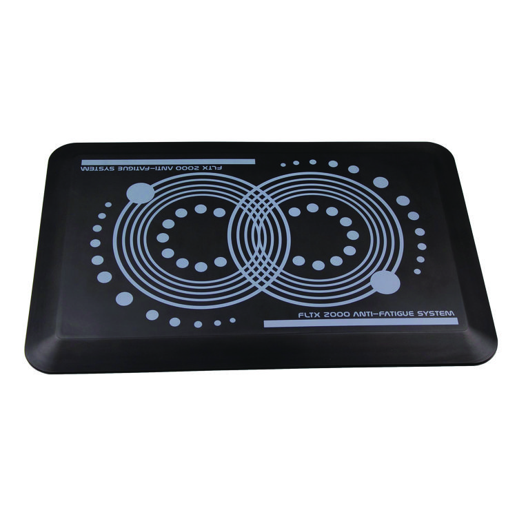 Floortex AFS-TEX 2000 Anti-Fatigue Mat, 16 x 24, Midnight Black (FLRFCA21624BK)