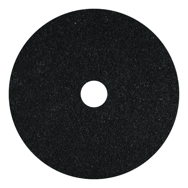 Americo Stripping Pads, 12" Diameter, Black, 5/Carton (AM7400112)