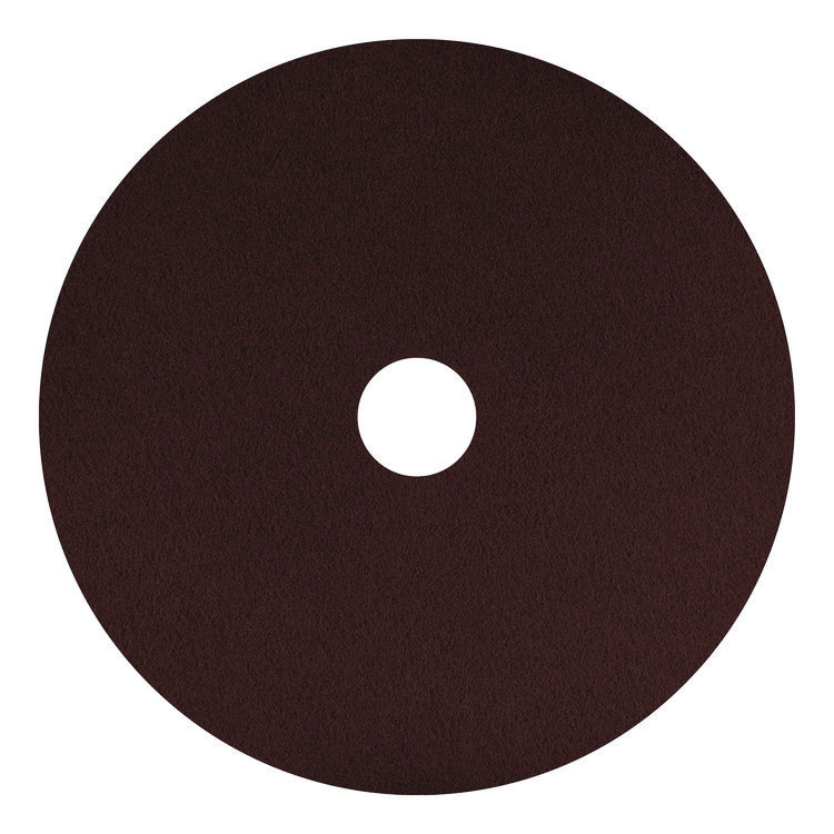 Americo EcoPrep EPP Specialty Pads, 15" Diameter, Maroon, 10/Carton (AM7420715)