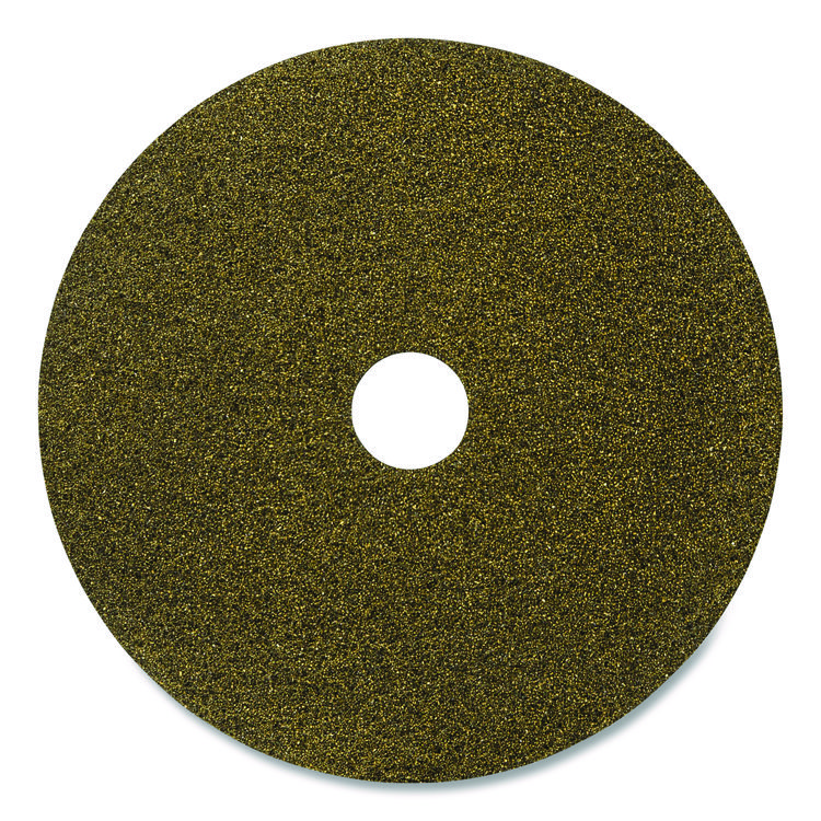 Americo Black Diamond 1500 Grit Diamond Pad, 20" Diameter, Black/Yellow, 2/Carton (AM7442320)
