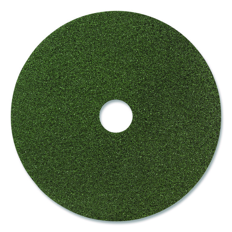 Americo Black Diamond 3000 Grit Diamond Pad, 17" Diameter, Black/Green, 2/Carton (AM7442417)