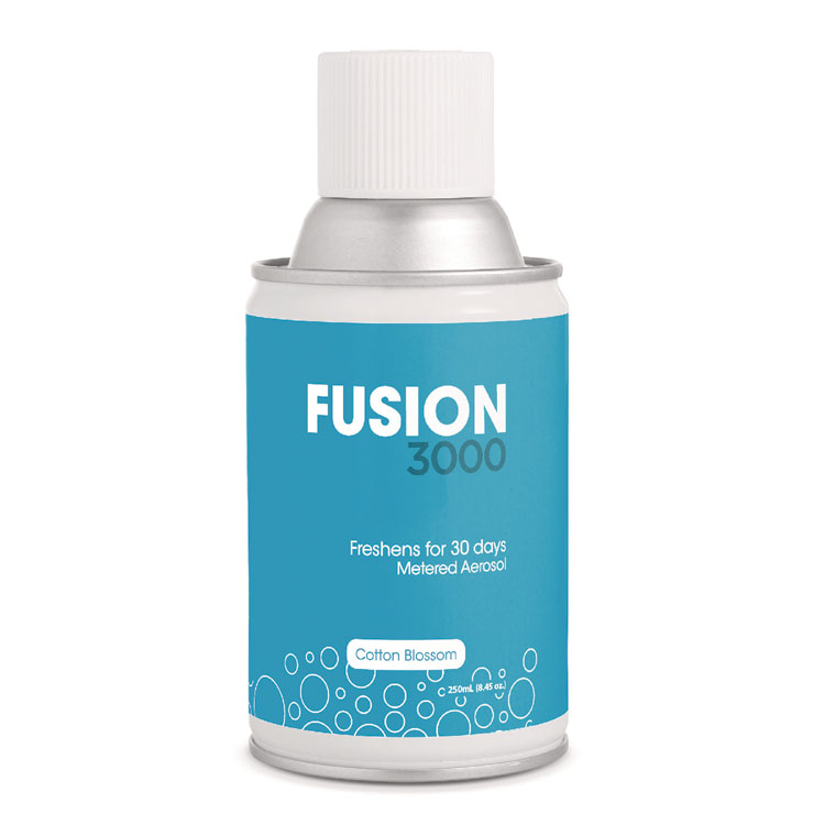Fresh Products Fusion Metered Aerosols, Cotton Blossom, 6.25 oz Aerosol Spray, 12/Carton (FRSMA12BL)
