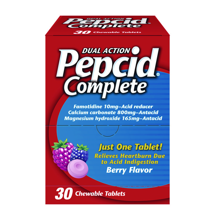 MCNEIL - DIV OF JOHNSON&JOHNSON Complete Dual-Action Antacid, Berry Flavor, 30/Box (PCD64228)