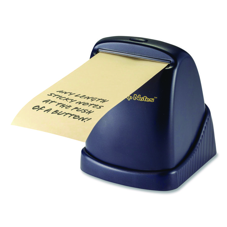 ZIP NOTES, LLC Executive Dispenser, For 150 ft x 3" Rolls, Black, Includes (1) Refill Roll and (2) AA Batteries (VCT0023)