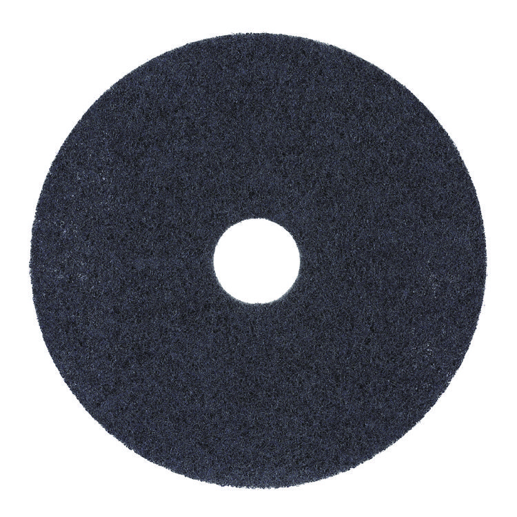 Boardwalk High Performance Stripping Floor Pads, 19" Diameter, Black, 5/Carton (BWK4019HIP)