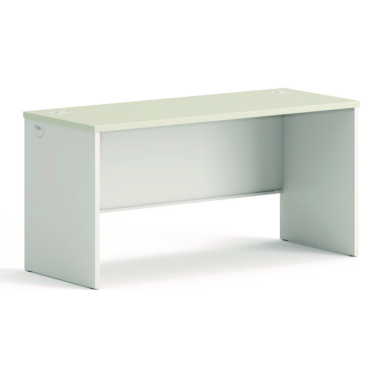 HON 38000 Series Desk Shell, 60" x 24" x 30", Light Gray/Silver (HON38922B9Q)